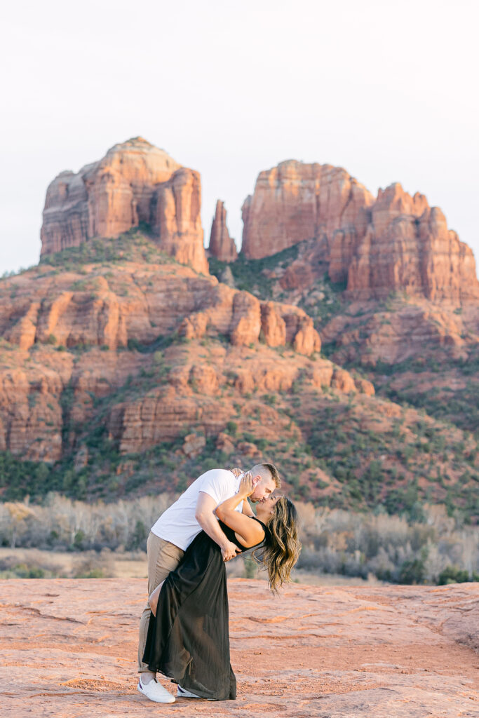 red rocks engagement session