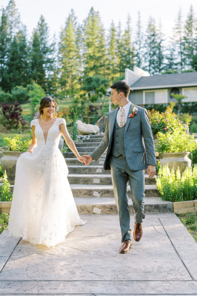 bride and groom portraits