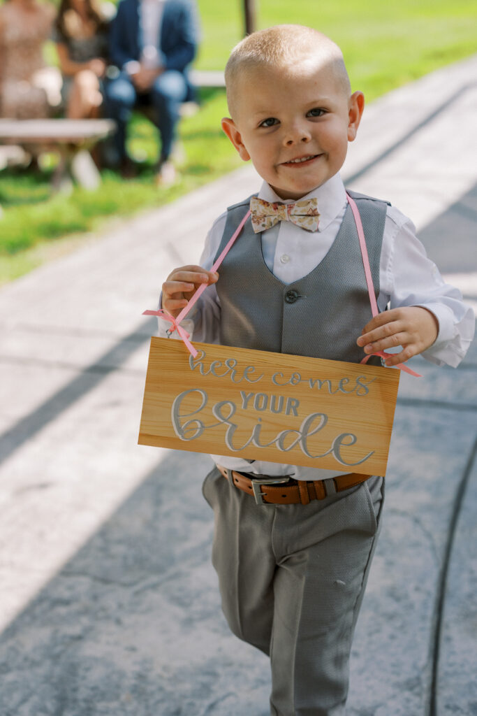 California wedding ceremony