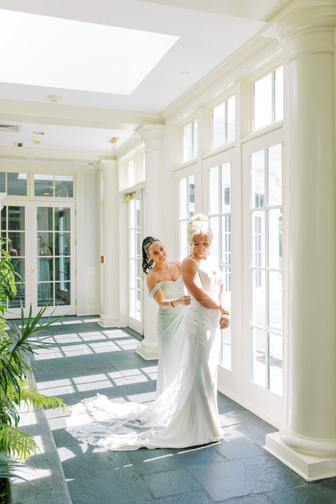 bride getting ready photo