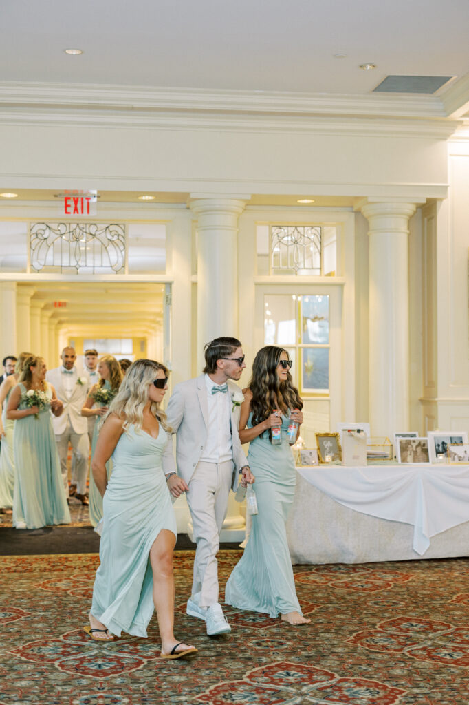 bridal party entrance